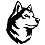 Escudo do Northeastern Huskies