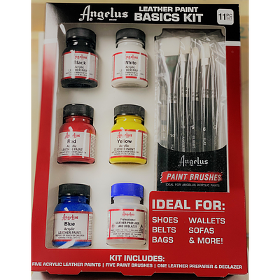  Angelus Leather Paint Kit- Basics Starter Kit Includes