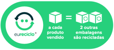 produto com o selo eureciclo