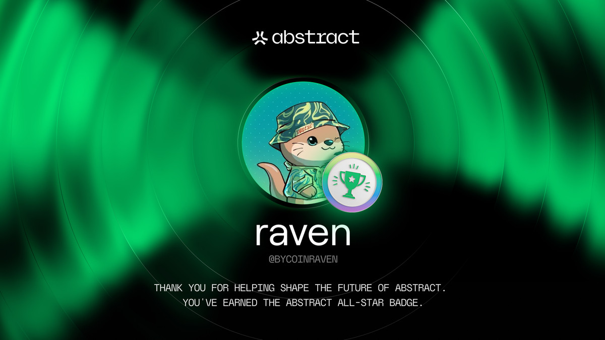 Abstract Names @bycoinraven First Abstract All-Star - Abstract blockchain breaking news