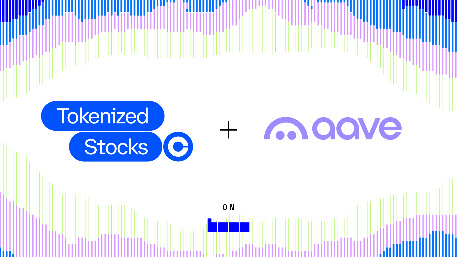 Coinbase Tokenized Stocks Go Live on Aave V4 on Base - Abstract blockchain breaking news