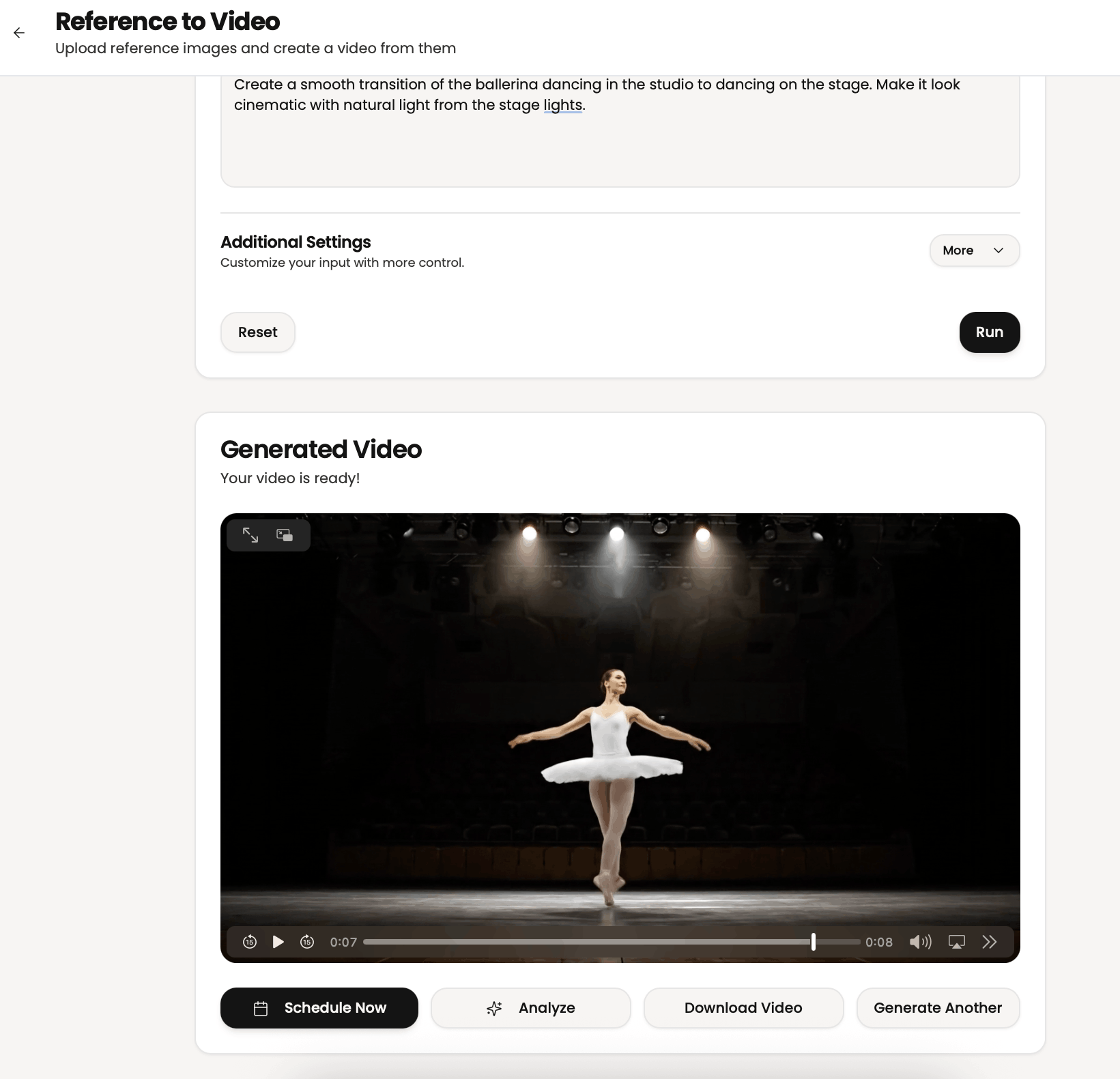 Motion Reference Video EVA - Marketing. Finally Predictable. | AI-Powered Social Media Marketing