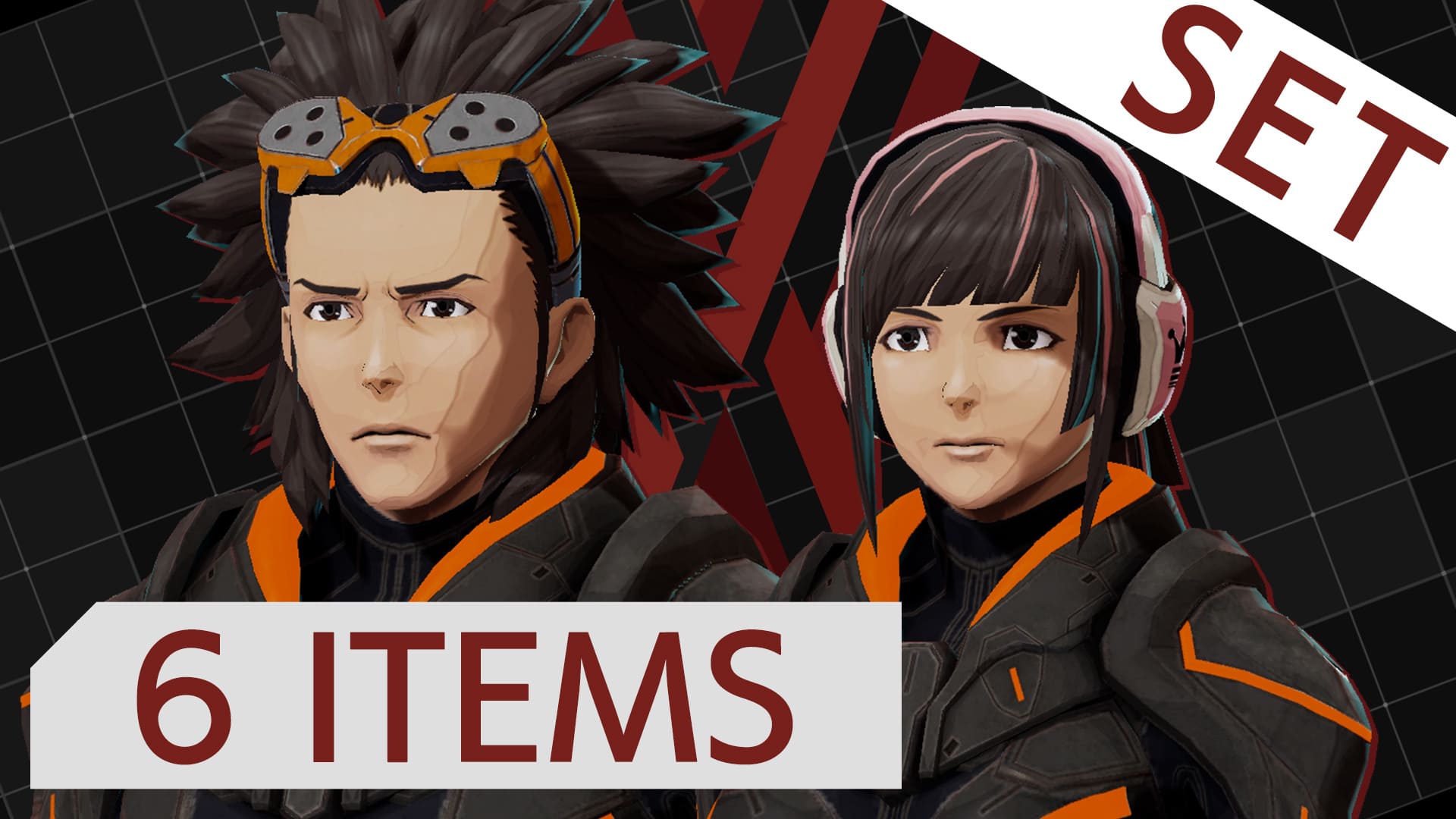 Outer Edit Parts Bundle "Hair" Vol. 1 (Unisex) cover