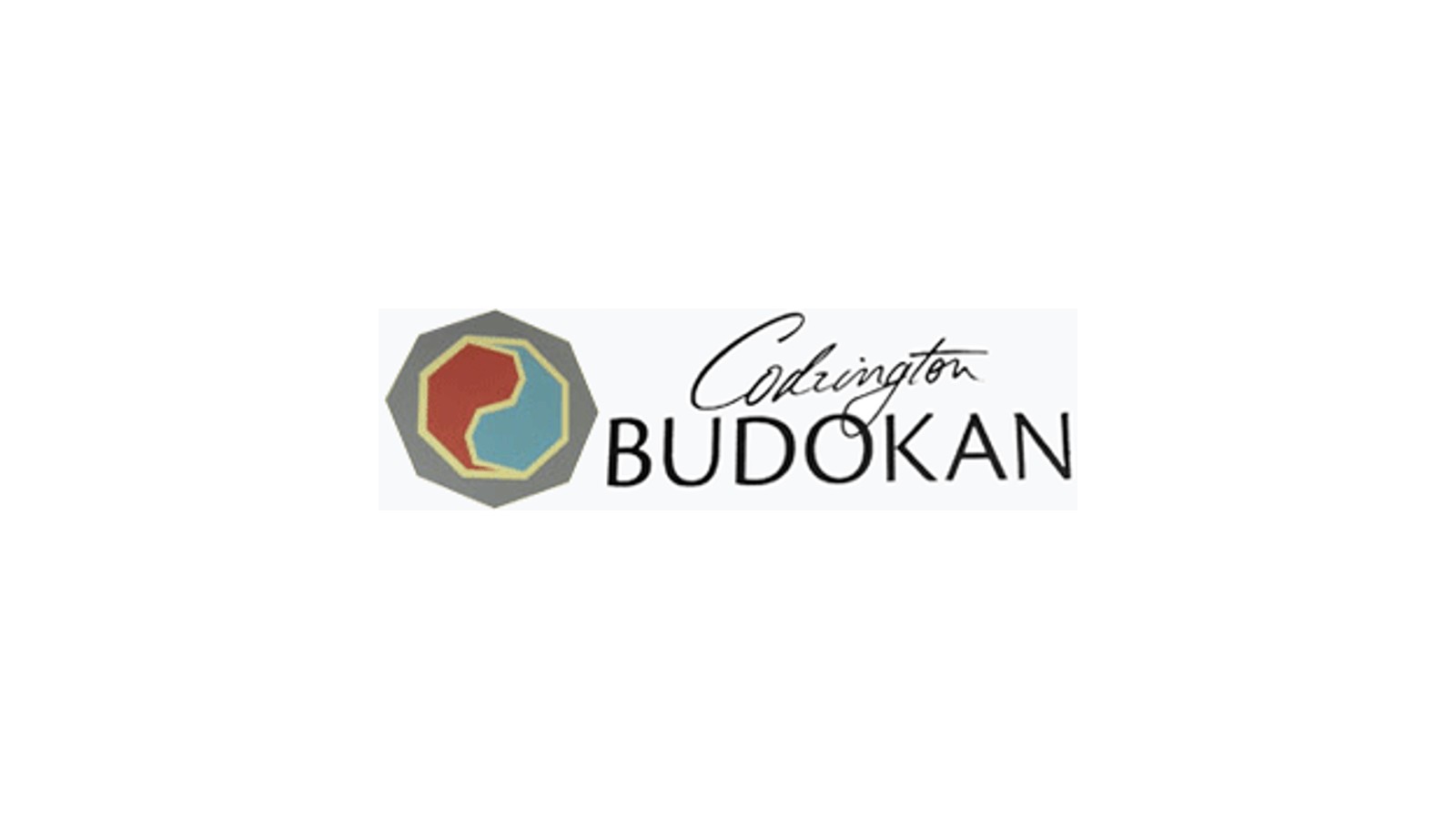 The Codrington Budokan official logo on a white hero canvas