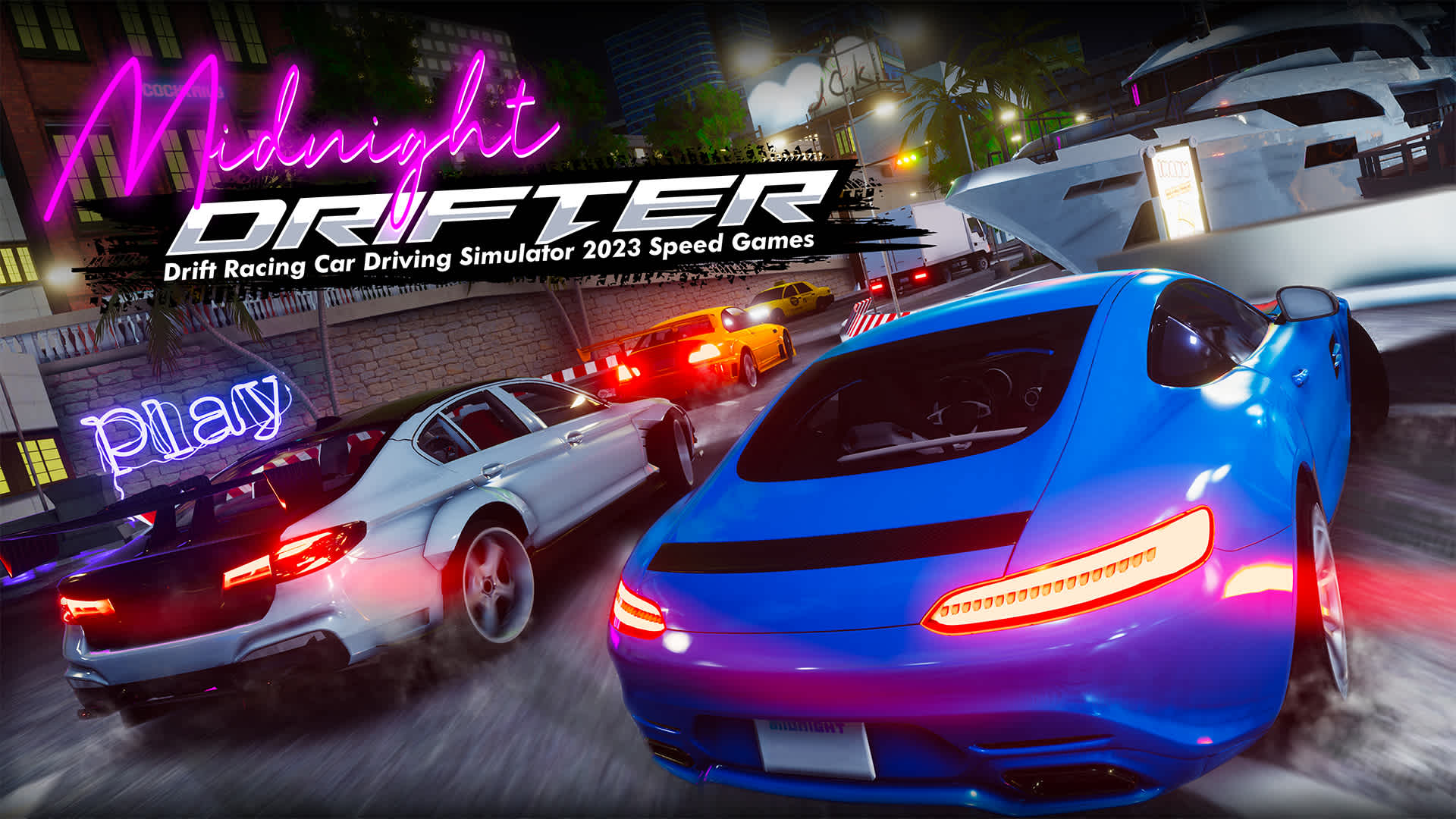 Midnight Drifter-Drift Racing Car Racing Driving Simulator 2023 Speed Games cover