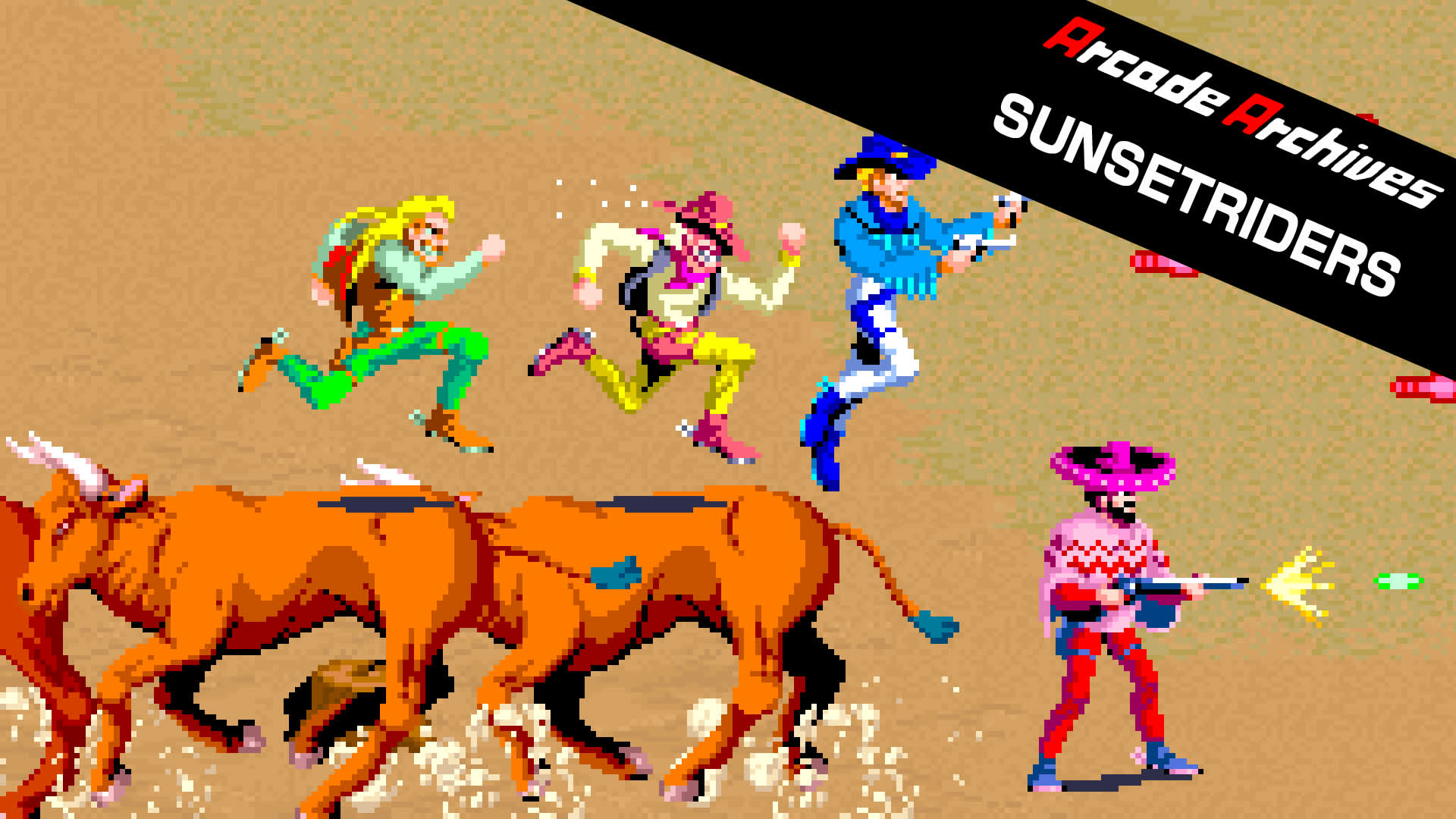 Arcade Archives SUNSETRIDERS cover