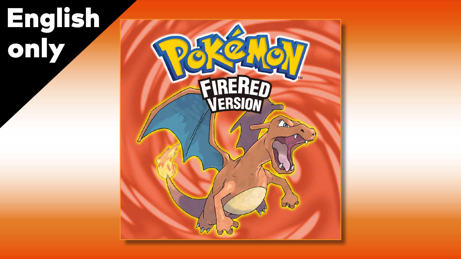 (English) Pokémon FireRed Version cover