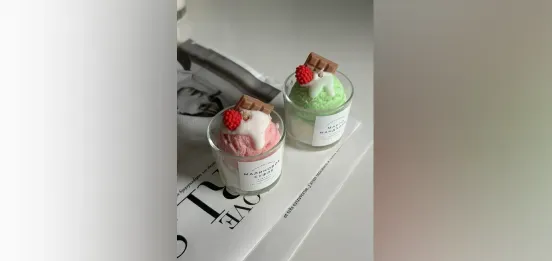Свечеварение: десерт с мороженым