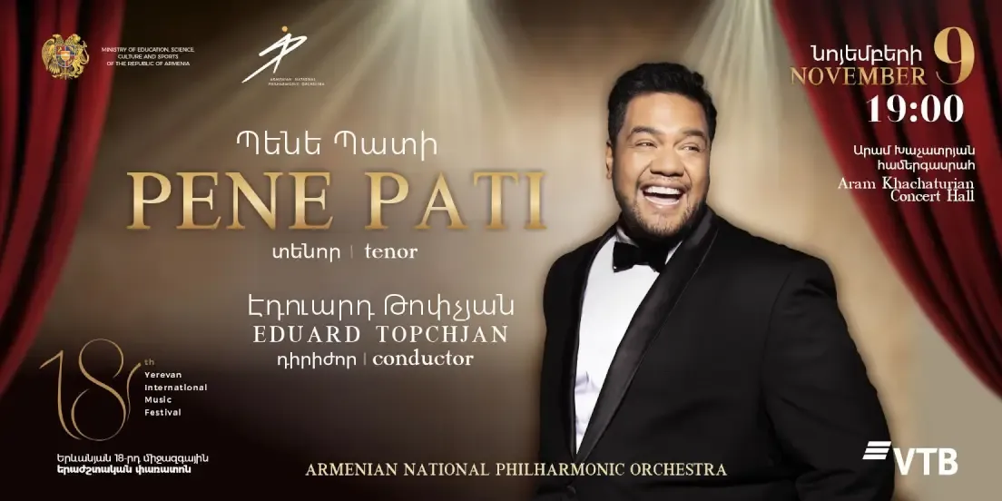 Pene Pati in Yerevan | 18th Yerevan International Music Festival