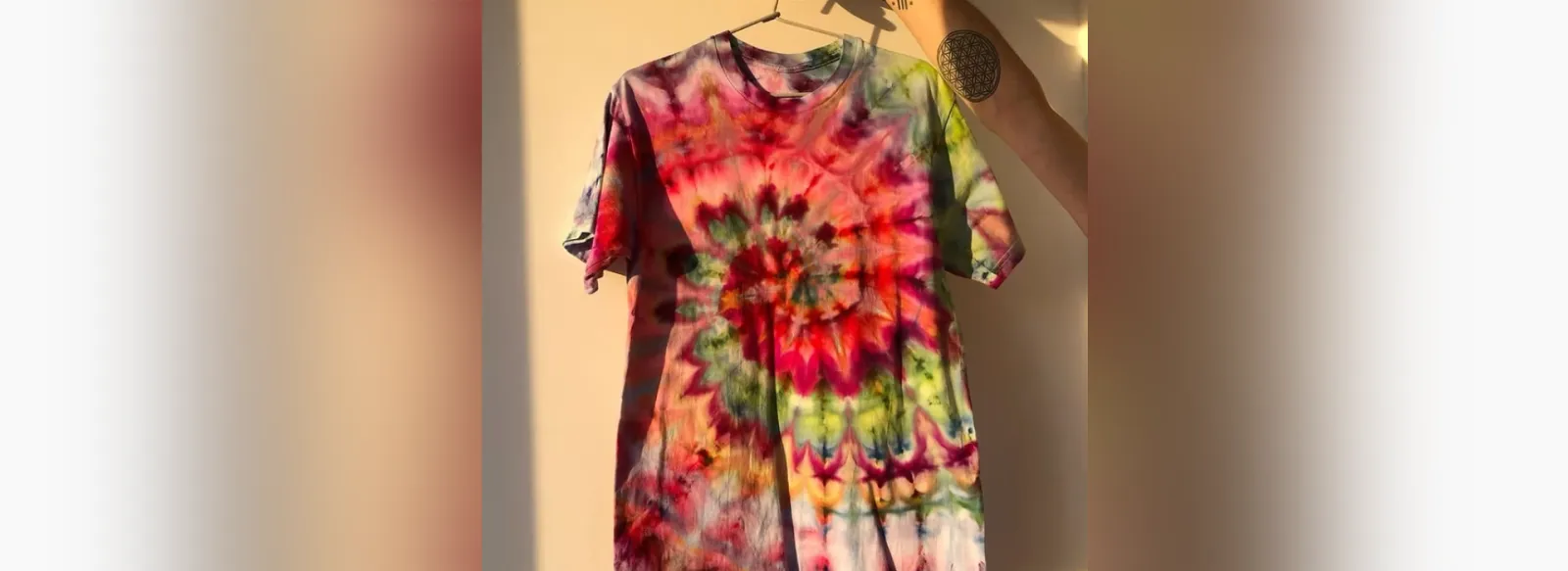 Мастер-класс Роспись футболки техникой тай-дай