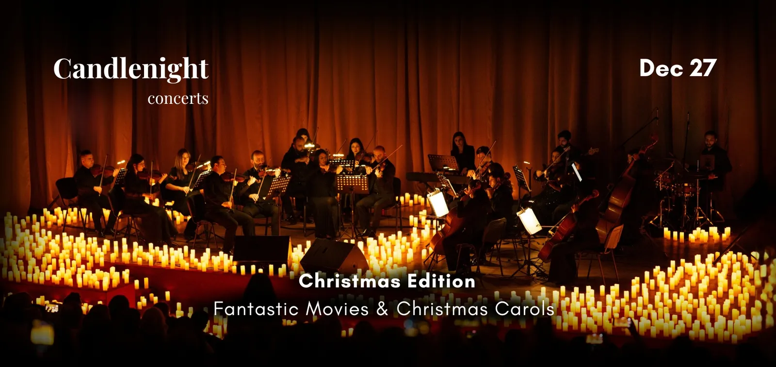 Candlenight concerts, освещенные тысячами огней свечей