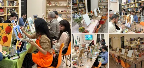 Art-party: рисуем с бокалом вина!
