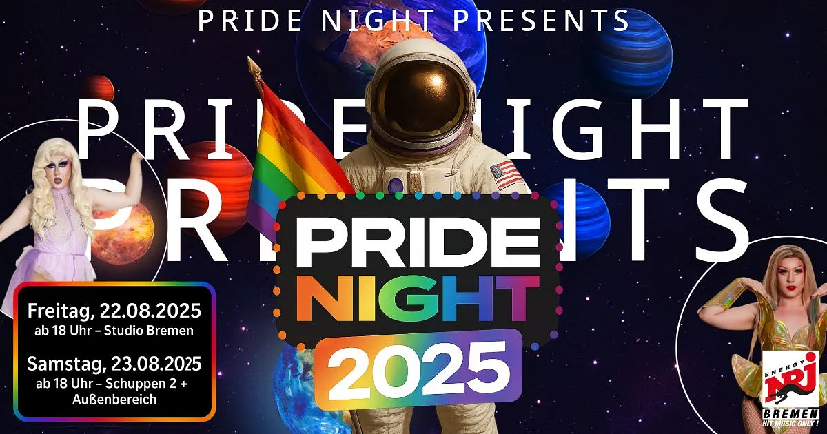 Pride Night 2025 - CSD Bremen After-Show-Party (Titelbild)