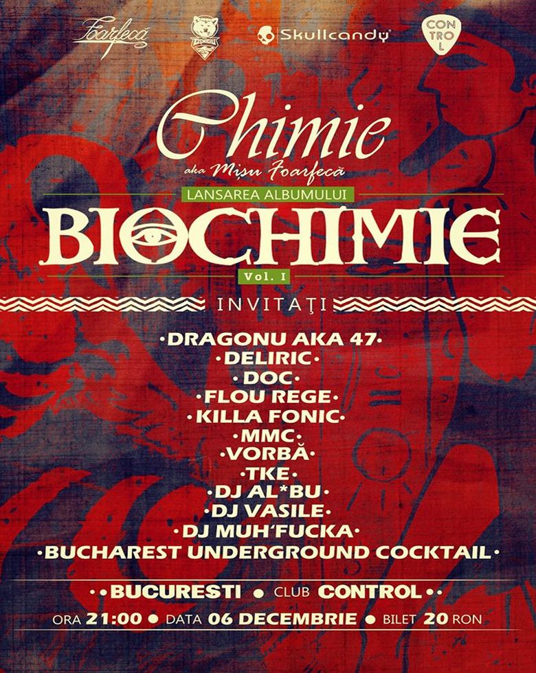 Concert Chimie - Lansare BioChimie Vol. 1 + Guests