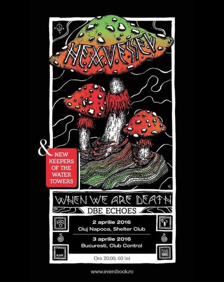Hexvessel + New Keepers Of The Water Towers When We Are Death Tour