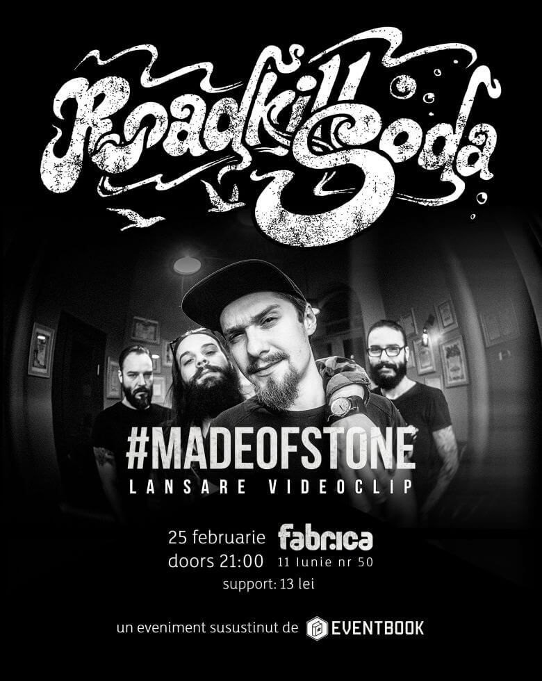 RoadkillSoda – lansare #MadeofStone Concert
