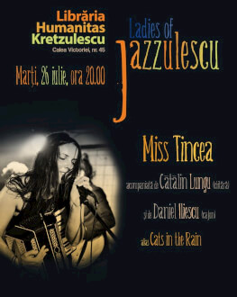 Ladies of Jazzulescu Seară de jazz pe terasa Librăriei Humanitas Kretzulescu