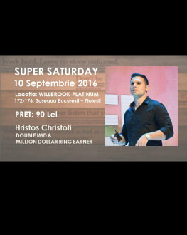 Super Saturday Guest: Hristos Christofi