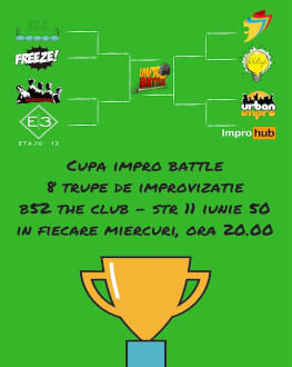 Abonament sferturi si semifinale Cupa Impro Battle