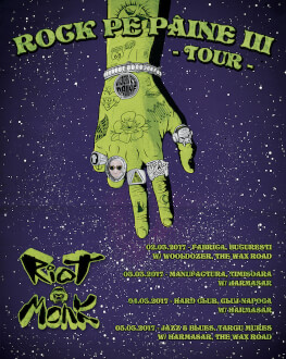 Riot Monk / Wooldozer / The Wax Road Rock pe Pâine III Tour