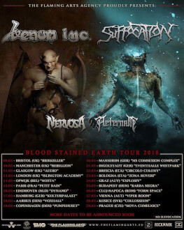 Venom Inc. [uk] Suffocation[ us], Nervosa [br], Aeternam [ca] Live