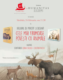 Cele mai frumoase povești cu animale Atelier de povestit și desenat