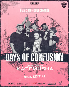 Days of Confusion - lansare videoclip Kagemusha Invitați: Zagan, MB Project