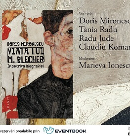 Tania Radu, Radu Jude, Claudiu Komartin și Doris Mironescu despre „Viața lui M. Blecher. Împotriva biografiei“ Lansare de carte și sesiune de autografe:  sâmbătă, 28 aprilie, ora 17.00, la Librăria Humanitas de la Cișmigiu