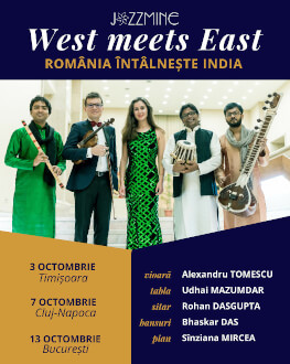 West meets East @ TIMIȘOARA | Povestea continuă ! JAZZMINE | Alexandru Tomescu & friends | România întâlnește India