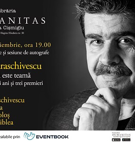 Despre cartea „Orice om îi este teamă“ cu Radu Paraschivescu, Oana Pellea, Dacian Cioloș și Cătălin Striblea marți, 6 noiembrie, ora 19.00, la Librăria Humanitas de la Cișmigiu