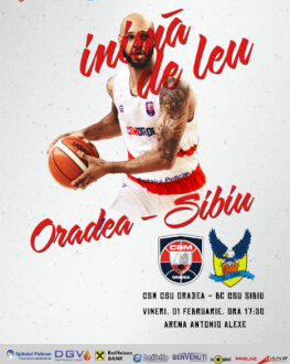 CSM CSU Oradea vs BC CSU Sibiu LNBM, Grupa Roșie - Etapa 3