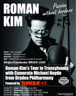 Roman Kim la Arad - Filarmonica de Stat Passion without borders