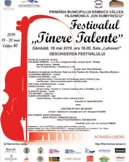 Deschiderea Festivalului Festivalul „Tinere Talente” - Ediția 40