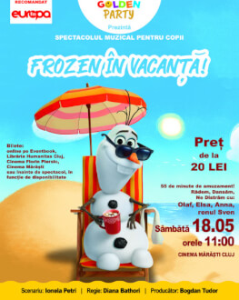 Frozen in vacanta Spectacol muzical pentru copii