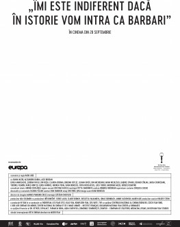„Îmi este indiferent dacă în istorie vom intra ca barbari” / "I Do Not Care If We Go Down In History as Barbarians" Precedat de scurtmetrajul Cele două execuţii ale Mareşalului