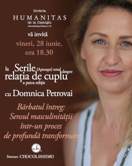 Serile (Aproape) totul despre cuplu cu Domnica Petrovai Bărbatul întreg: Sensul masculinității într-un proces de profundă transformare