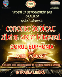 CONCERT DEDICAT ZILEI SF. ANTIM IVIREANUL 