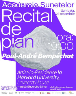 Recital de Pian Paul-André Bempéchat Academia Sunetelor