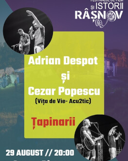 Concert Adrian Despot, Cezar Popescu & Țapinarii Festivalul de Film și Istorii Râșnov #12