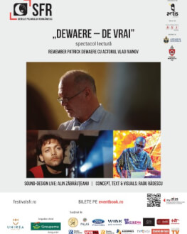 „Dewaere – de vrai” – spectacol lectură – Remember Patrick Dewaere cu actorul Vlad Ivanov Serile Filmului Românesc 2020, ediția a XI-a