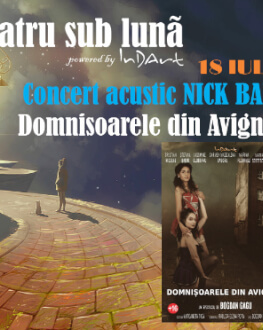 EXPOZIȚII + CONCERT ACUSTIC NICK BAND + Domnișoarele din Avignon Teatru sub luna #7