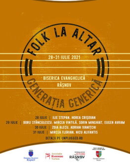 Concert Doru Stănculescu, Sorin Minghiat, Mircea Vintilă & Eugen Avram Festivalul ”Folk la altar – generația generică” la Râșnov