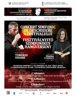 Concert simfonic de deschidere a Festivalului 