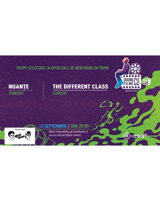 Trupe selectate la open call-ul New Band in Town – NUANȚE & THE DIFFERENT CLASS (reprogramat) 