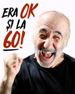 Era ok si la 60 – stand-up cu Razvan Vasilescu Friday 29 July 2022 Teatrul Godot (Palatul Bragadiru)