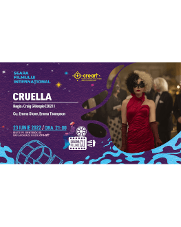 Seara Filmului Internațional – proiecția „Cruella” Grădina cu Filme – Cinema & More