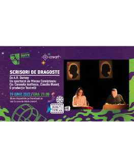 Scrisori de dragoste – spectacol de teatru Sunday 19 June 2022 Gradina cu Filme CREART