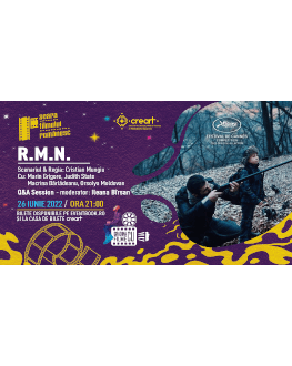 SEARA FILMULUI ROMÂNESC – PROIECȚIA „R.M.N.” Grădina cu Filme – Cinema & More