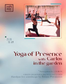 Yoga of Presence with Carlos in the garden (brunch included) 