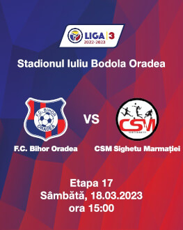 FC BIHOR - SIGHETU MARMAȚIEI Etapa 17